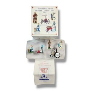 Liberty Falls Pewter Collection Accessory Set AH136 1997 Vintage‎ Dillard's